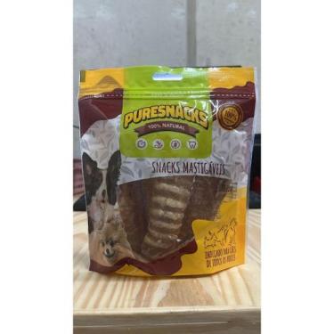 Imagem de Petisco Natural Para Cães - Bulls Pet - Canelone Bovino 3un - puresnac