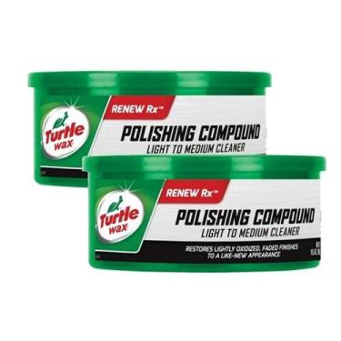 Imagem de Composto Polidor Turtle Wax Limpeza Leve a Média 310 mL Kit com 2