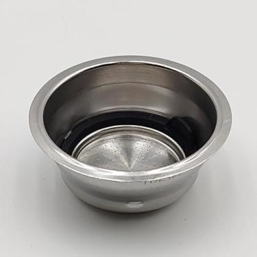 Imagem de Cesta de filtro de filtro portátil de copos duplos/individuais de 51 mm, malha pressurizada de aço inoxidável, filtros de café de 1 orifício, acessórios para máquinas de café semiautomáticas (copo