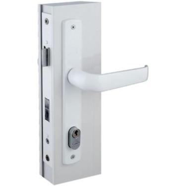 Imagem de Fechadura Perfil Estreito Externa 20mm Branca 110959-z Zeb Arouca