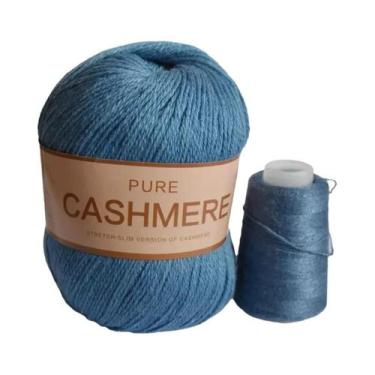 Imagem de Cachecol De Caxemira Tricotado À Mão Para Bebê, Fio Puro Mongol De 70 