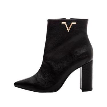 Imagem de Bota Via Marte Ziper Aplique V Lateral-Feminino