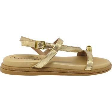 Imagem de Sandália Feminina Papete Casual Dia a Dia Passeio Trabalho Verão Com Dedeira e Strass Ultra Conforto Beira Rio 8513.122