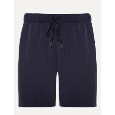 Imagem de Short Tommy Hilfiger Masculino Regular Fit Long Drawstring Azul Marinho-Masculino
