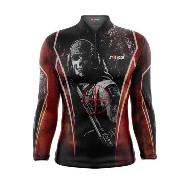 Imagem de Camiseta Paintball ( Atirador ) Militar Ref 01-Unissex