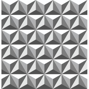 Imagem de Papel de parede efeito 3D em adesivo vinilico autocolante fosco - Arte