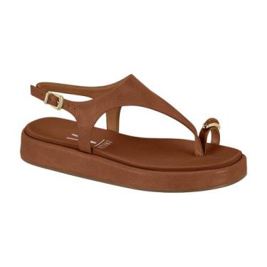 Imagem de Sandália Casual Flatform Dedinho com Ajuste Fivela Feminino Vizzano Ca
