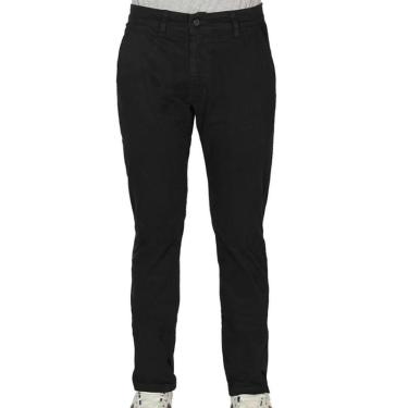 Imagem de Calça Sarja R7Jeans Masculina Modelo Sport Fino Com Elastano Preta-Masculino