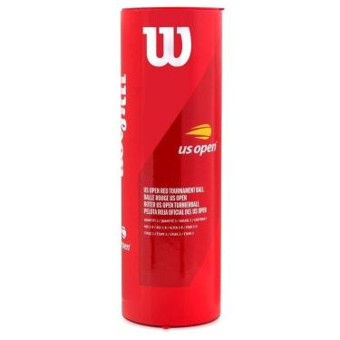 Imagem de BOLA DE TÊNIS WILSON US OPEN JUNIOR STAGE 3 COMPETITIVO VERMELHA-Unissex
