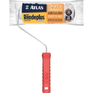 Imagem de Rolo de Microfibra Para Pintura, 15 cm, com Suporte, At327/15, Atlas