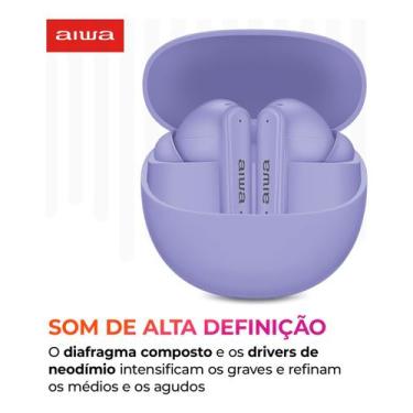 Imagem de Fone De Ouvido Eardbud Aiwa Sem Fio Eb-04 Bluetooth Ipx4