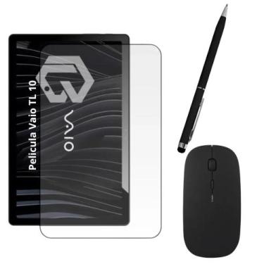 Imagem de Pelicula Ceramica Para tablet Samsung Tab Vaio Tl10 + Mouse + Caneta T