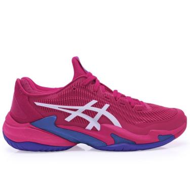 Imagem de Tênis Asics Court FF 3 - All Court - Rosa Branco e Azul-Feminino