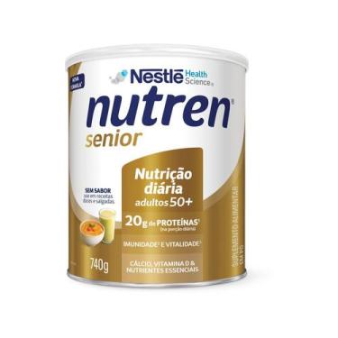 Imagem de Composto Lácteo Nutren Senior Sem Sabor Integral 740g, 740g, Sem Sabor