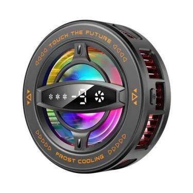 Imagem de Cooler Magnético Portátil Universal Para Celular Com Display Digital E
