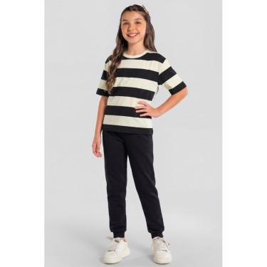 Imagem de Calça jogger infantil unissex em moletom brandili-Feminino