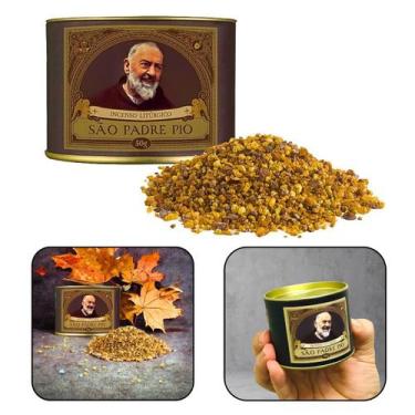 Imagem de Incenso Litúrgico São Padre Pio 50g - FORNECEDOR 4