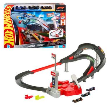 Imagem de Pista Hot Wheels Circuito de Corrida Sprint Formula 1 Speed Snap Track