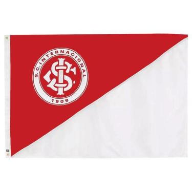 Imagem de Bandeira Oficial do Internacional 128 x 90 cm - 2 Panos - JC Flamulas