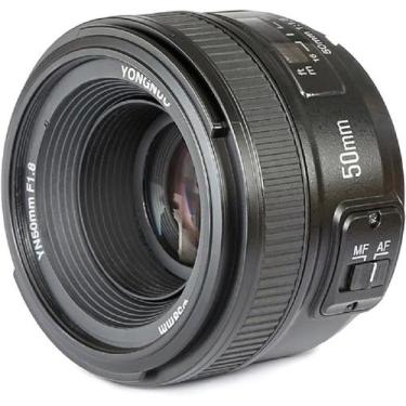 Imagem de Yongnuo YN50mm F1.8N foco manual automático AF MF