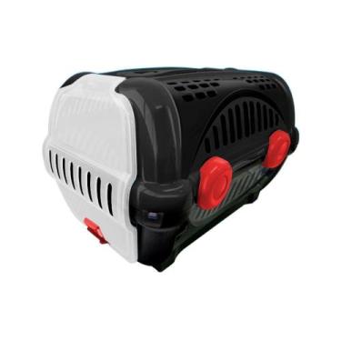 Imagem de Caixa de transp. luxo n 3,0 black c/ vermelho 0540 furacao pet - FURAC
