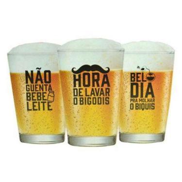 Imagem de Jogo De Copo De Vidro Caldereta Cacildis 350 Ml 02 Peças - Ruvolo