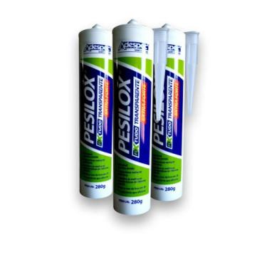 Imagem de Cola Multiuso Pesilox Fixa Tudo 280g Incolor- Adespec 3pçs