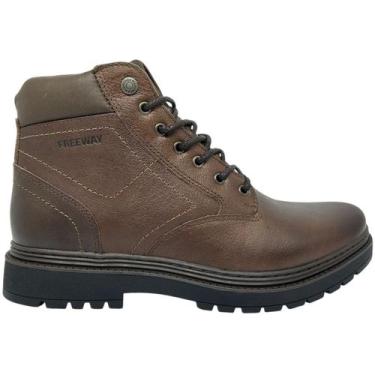Imagem de Coturno Masculino Casual Dia a Dia Passeio Trabalho em Couro Free Way 