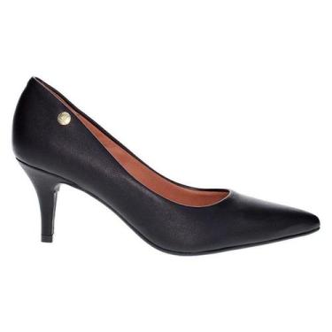 Imagem de Sapato Feminino Scarpin Vizzano Salto Médio - Preto, 35