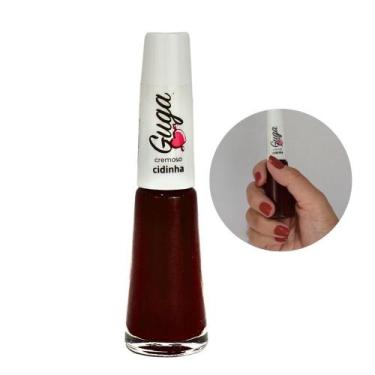 Imagem de Esmalte para Unhas Cremoso Cor Cidinha Vinho 8ml Guga