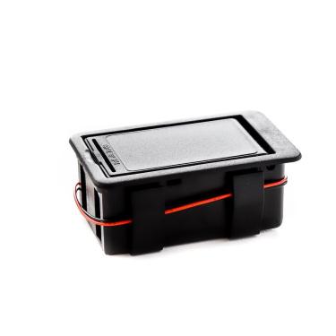 Imagem de Slot para Bateria 9V FC1-9V para Guitarra Baixo e Violão Cromada Spirit