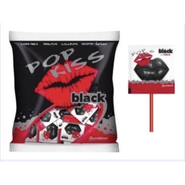 Imagem de Pirulito Pop Kiss Cola Pacote C/50unid - 500g - Florestal