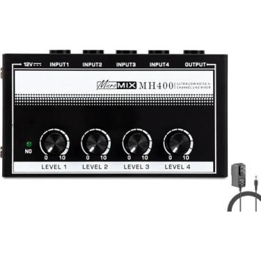 Imagem de Amplificador de Fones HSCLPM HA400 de 4 Canais 12V