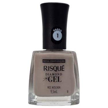 Imagem de Esmalte Risqué Diamond Gel Noz Moscada 9,5ml Hipoalergênico
