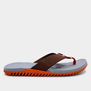 Imagem de Sandália Kenner Nk6 Masculina, Laranja, Cinza, 36/37