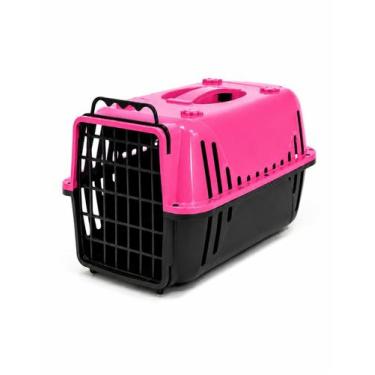 Imagem de Caixa De Transporte N.1 Cão Cachorro Gato Pequena Rosa - Murano
