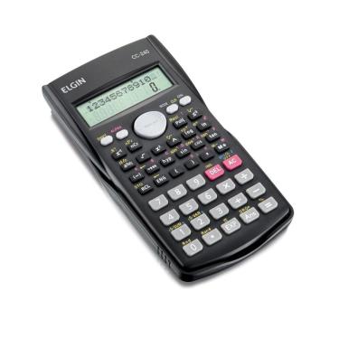 Imagem de Calculadora Científica Elgin CC240 240 Funções com Display 10 Dígitos em Duas Linhas Preto