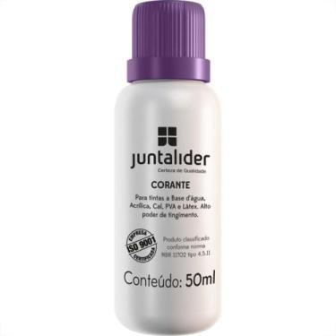 Imagem de Corante Juntalider Violeta 50Ml Para Tinta - Kit C/12