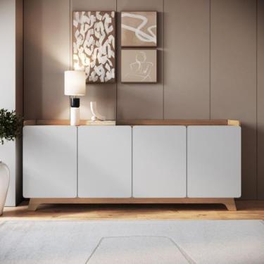 Imagem de Buffet para Sala de Jantar 200x96x40cm John Branco/Freijó - FD