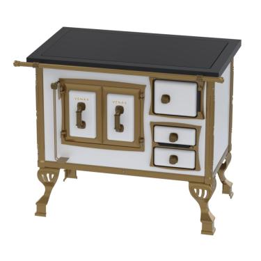 Imagem de Fogao a Lenha Venax GII n 1 Colonial Premium Branco SE