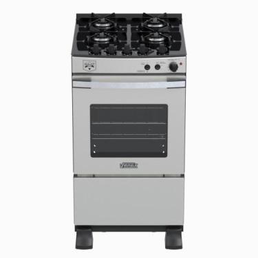 Imagem de Fogao a Gas 4 Bocas Venax Gaudi Vetro Vitreo Inox, Inox, 110V