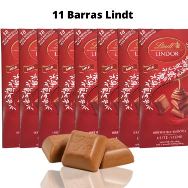 Imagem de Chocolate Importado Lindt Lindor Singles Milk Combo com 11