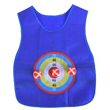 Imagem de Camisola Sticky Ball, Camisola autocolante respirável e flexível, acessório de jogo para colete autocolante para crianças(azul)