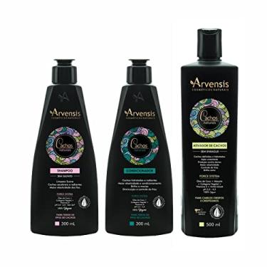 Imagem de Kit Arvensis Crespos Shampoo Condicionador Ativador 500ml