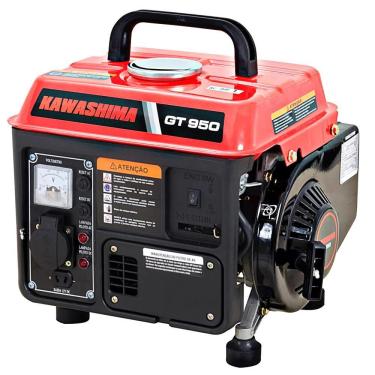 Imagem de Gerador de Energia Monofásico Kawashima GT950 950 Watts de potência 220V Resistente e de Grande Durabilidade Com Partida Manual á Gasolina 2 Tempos