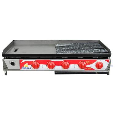 Imagem de Char Broiler a Gás de 1 metro com Chapa conjugada Progás