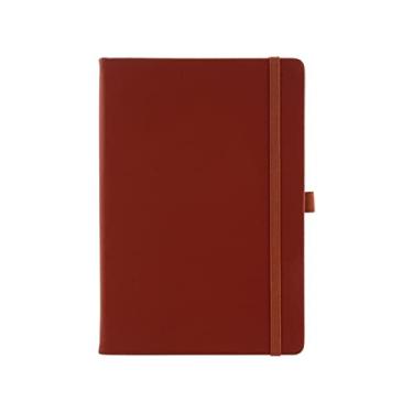 Imagem de Bloco de notas de capa dura 100 folhas para faculdade, mulheres, homens, escola, estudante, professor, bloco de notas, marrom