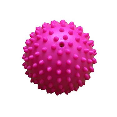 Imagem de Bola de massagem dura pontiaguda de pvc,apaziguador de fasce¨ªte esportiva m?o p¨¦ para aliviar a dor muscular e melhorar a circula??o sangu¨ªnea(pink), Bola de massagem pontiaguda bola pvc dura ma