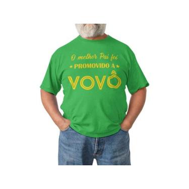 Imagem de Camiseta Vovô Presente Dia Dos Pais Avô Verde Bandeira - Del France