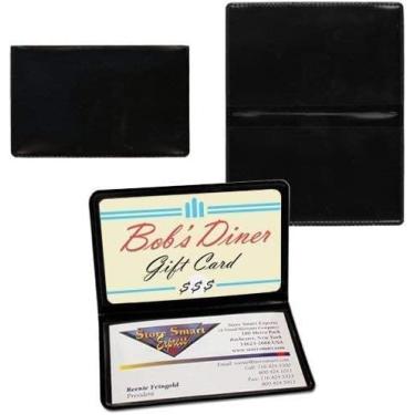 Imagem de StoreSMART - Porta-cartões de visita dobráveis - Unidade única - Plástico de polipropileno (RPP2915-1), Preto, 10-Pack